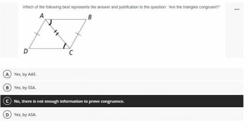 Are these triangles congruent?