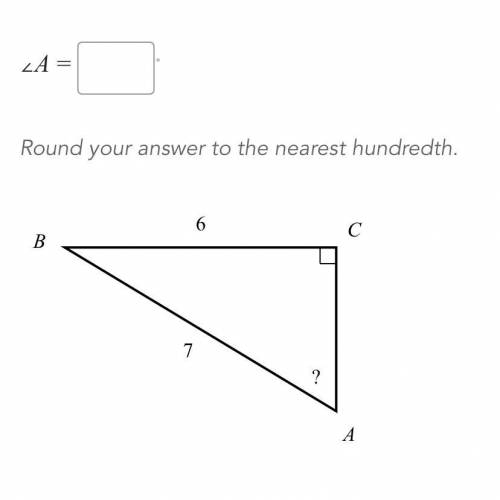 Round your answer to the nearest hundredth 
Please help