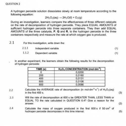 Please help with question 2