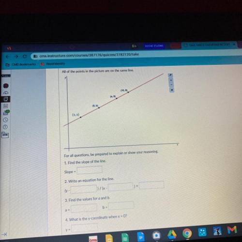 Help find the slope of the line