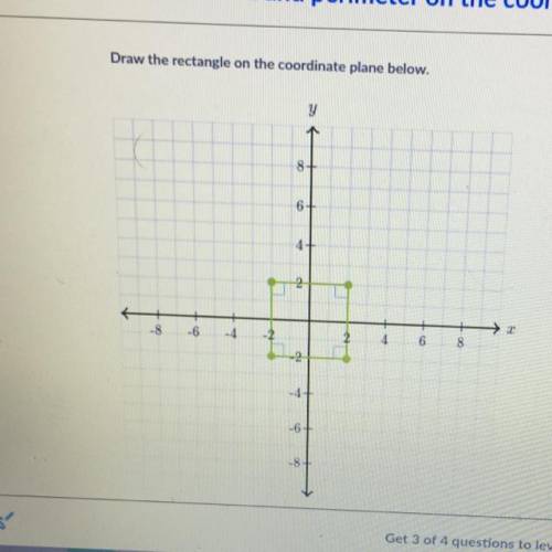 SB PLEASE HELP ASAPPPP !!! The upper-left coordinates on a rectangle are (-1,7), and the upper-righ