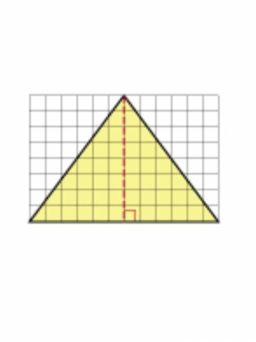 Find the area of the triangle. 
Please explain how to do it as well. Thank you!