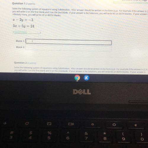 Pls I need help this assignment is done before 11:59pm.

Solving systems of equations using substi