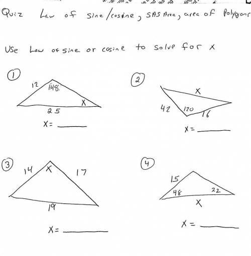 need help with 1-4 i don't really understand them and if you can give me work as well that would be