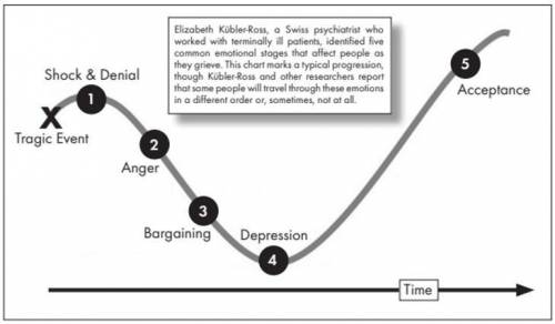 Please help me

- Betz-Hamilton mentions the KüblerRoss model of the five stages of grief (see dia