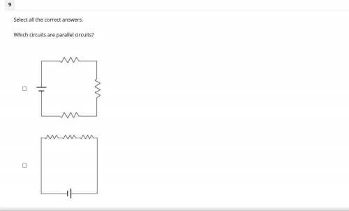 Which circuits are parallel circuits?