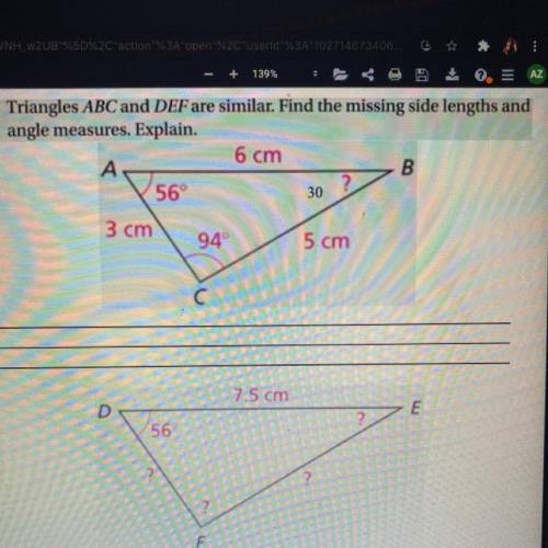 Please help me find the missing side lengths and angle measures, explain it btw ‍♀️