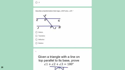 What type of transformation maps EOP and JPI?