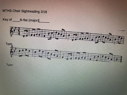 Can anyone solve this sight reading for me please? It’s in the key of B-flat (major) please answer
