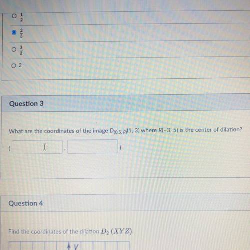 Question 3, what are the coordinates?