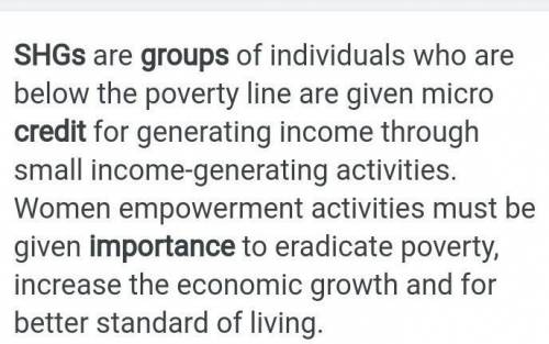 What is the role of self-help group in providing rural credit?