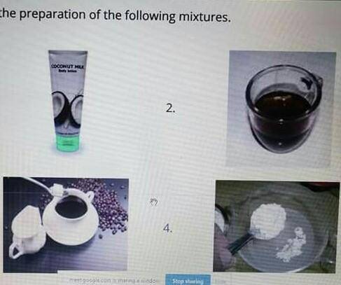 Describe the preparation of the following mixtures​