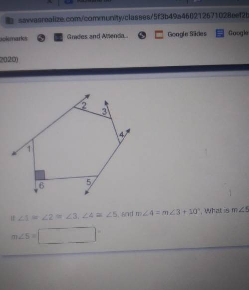 3 7 6 5 If 21 22 23 24 25, and m 24 = m 23+ 10º, What is m25? m25 =​