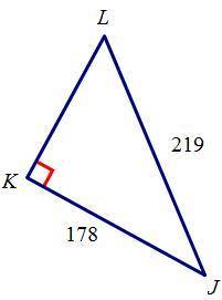 Analyze the diagram below and answer the question that follows.

A. sin(J) > cos(L)
B. sin(L) &