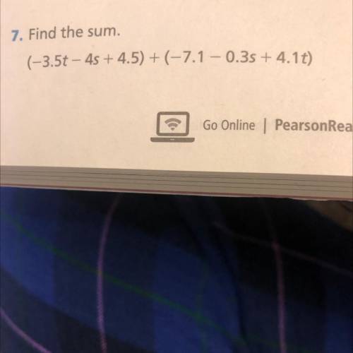 Find the sum thank you