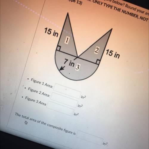 What’s the area for each figure?