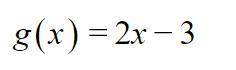 Prove that the inverse of f(x) is g(x), or f(g(x))