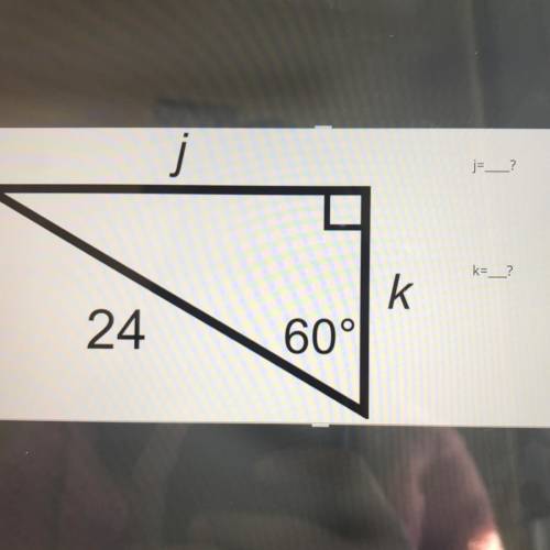Please help. solve for j and k