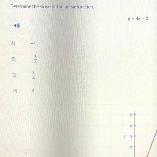 Determine the slope of the linear function. Please help ! (only right answers please )!