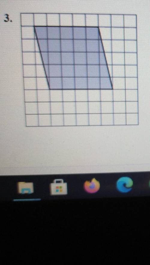 Find the area of each figure in square units​