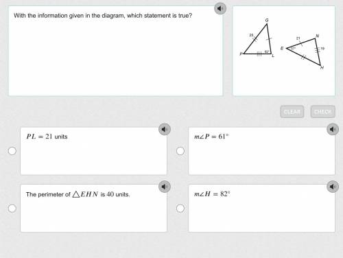 With the information given in the diagram, which statement is true?