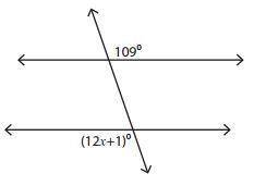 Solve for xxx in each of the figures below and mark the correct value.

​Assume that the lines are