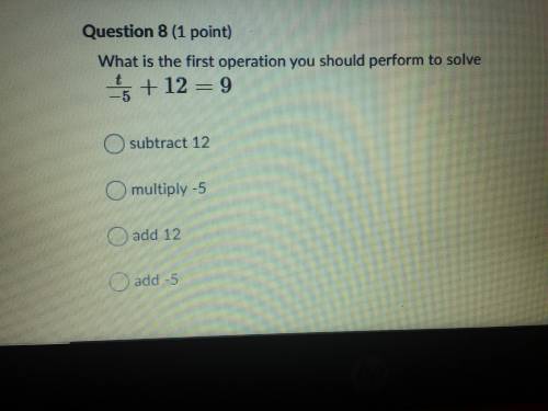 8) what is the first operation you should perform to solve this-