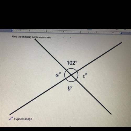 I need to find the missing angle measures.