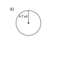 Find the circumference of each circle. Use your calculator's value of p. Round your answer to the n