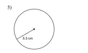 Find the circumference of each circle. Use your calculator's value of p. Round your answer to the n