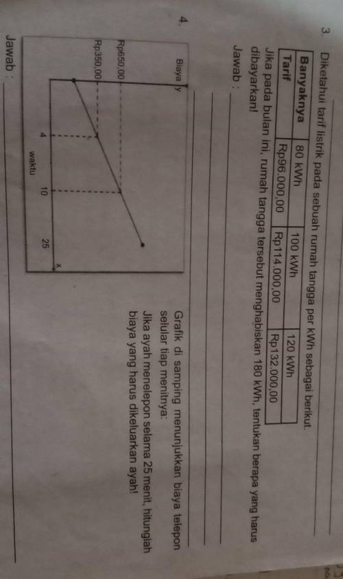 Bantu jawab nomor 3 dan 4 dong kak​