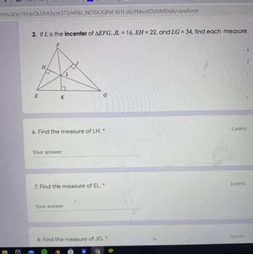 Find the measure of LH, EL,JG,EK,KG
Please help me I’m failing