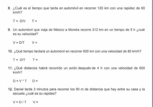 DEFINIR VELOCIDAD TIEMPO Y ESPACIO Y SUS RESPECTIVAS FORMULAS