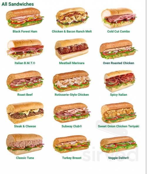 What is your favorite thing to get a subway??
