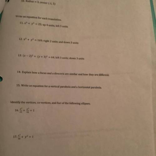 PLEASE HELP THIS IS ALG 2 I NEED HELP