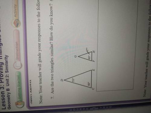 Are the two triangle similar? Pls halp really not good at maths