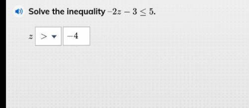 Solve the inequality -2z - 3 < 5