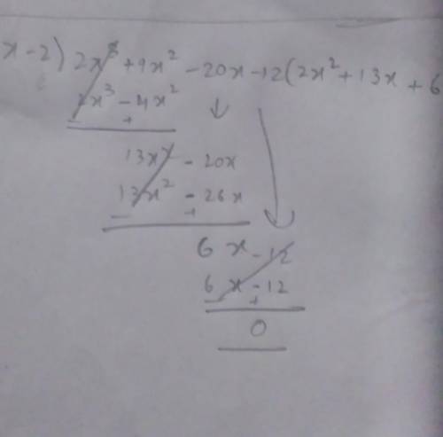 The factor theorem, fully factorize is 2x³+9x²-20x-12​