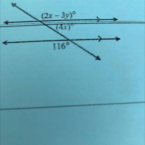 Find the values of x and y