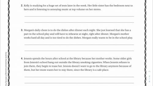 Worksheet • 19
Conflict Resolution (Part II)