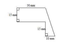 Find the area of the figure
A) 450MM
B) 67,500 MM
C) 600MM
D)150MM