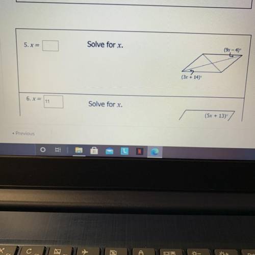 (9x-4)°
(3x+ 14)° 
solve for x= 
don’t understand how to find the answer