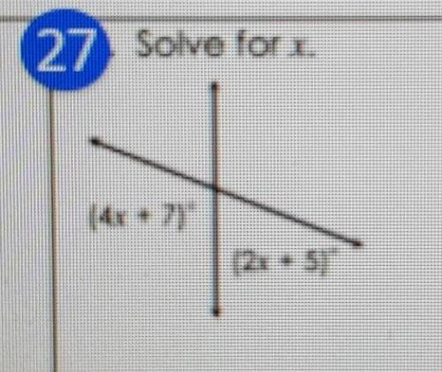 Solve for X(4x+7) (2x+5)​