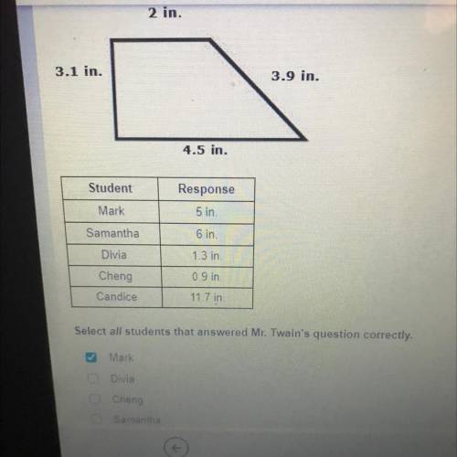 Mr.twain asked the students in his class to sea the figure below using a scaled factor of 3. then,