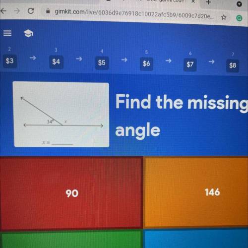 Find the missing angle