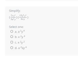 Simplify ( Algebra 1 )