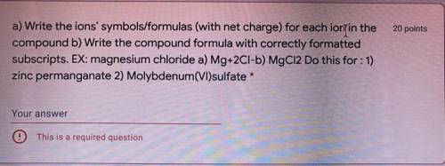 ASAP HELP FOR CHEM TEST
i need to turn in in a couple of minutes but I don’t know how to do thos