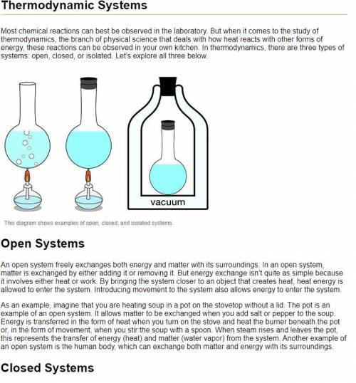 Explore the websites linked below to learn more about open, closed, and isolated systems. Then crea