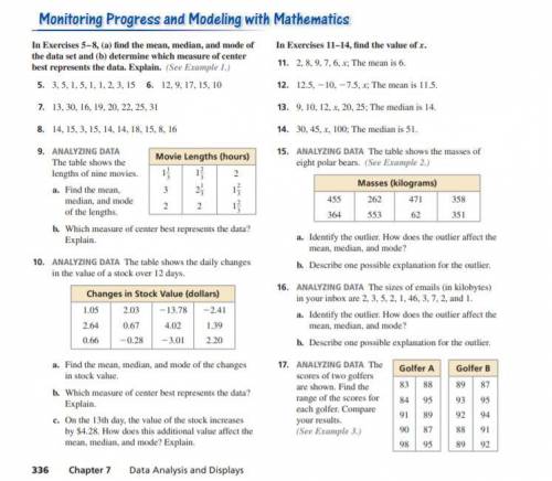 Section 7.1 - page 336 # 5 - 18 Math