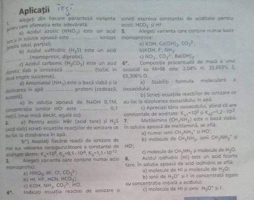 Vreau rezolvarea la chimie vă dau 50 de puncte​